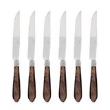 Coffret de 6 couteaux a steak DIANA MARRON
