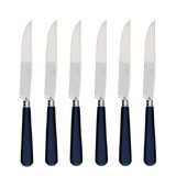 Coffret de 6 couteaux a steak NEWBRIDGE BLEU FRANCE