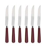 Coffret de 6 couteaux a steak NEWBRIDGE CERISE