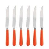 Coffret de 6 couteaux a steak NEWBRIDGE ORANGE