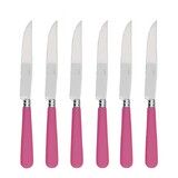 Coffret de 6 couteaux a steak NEWBRIDGE ROSE FUSHIA