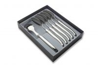 Coffret de 6 Cuilleres de table Laguiole inox