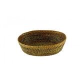 Corbeille a pain de table ovale en rotin
