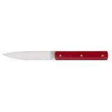 Couteau de table Perceval 9.47 manche rouge