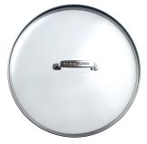 Couvercle en Verre 20 cm cercle inox Les Forgees