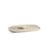 Couvercle pour plat Ultime en ceramique 30x22 cm Blanc Argile