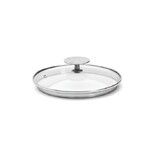 Couvercle en verre pontet inox a cerclage profond Alchimy o 16 cm