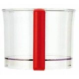 Cuve transparente a poignee rouge pour robot Magimix Mini Plus rouge