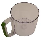 Cuve transparente a poignee verte pour robot Magimix Mini Plus Vert Goyave