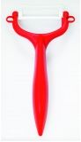 Eplucheur rasoir lame rouge 14,5cm