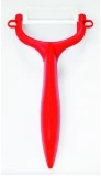 Eplucheur rasoir lame rouge 14,5cm