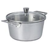 Faitout 18cm avec couvercle verre 1826