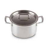Faitout 20 cm Inox Classique avec Couvercle