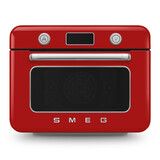 Four combine cuisson traditionnelle & cuisson vapeur Rouge