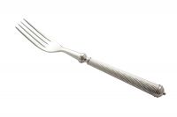 Fourchette de table CABLE haut argentee