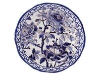 Assiette Plate 27.4 cm Pivoines Bleues PIVOINES BLEUES
