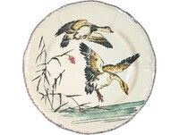 Assiette Plate 26.3 cm Oies Cendrees GRANDS OISEAUX