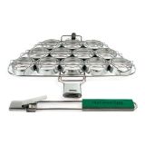 Grille a presentoirs pour mini hamburgers L XL XXL