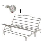 kit rack et thermometre pour plat a four de 40 cm