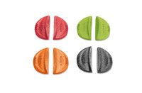 Lot 2 anses twisty amov. silicone noire