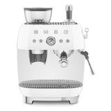 Machine a cafe combinee avec expresso broyeur Vintage Annees 50 Blanc