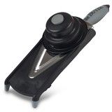 Mandoline Kobra V Axis : coupe-tranche professionnel noir avec poussoir de secur