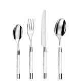 Menagere 24 pieces Conty blanc