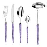 Menagere de 49 pieces Tang lavande sans ecrin