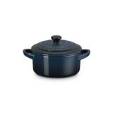 Mini cocotte 10 en fonte emaillee 10 cm Nuit