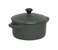 Mini cocotte ceramique 10 cm Gris Galet
