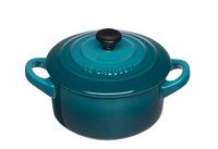 Mini cocotte ronde bleu Deep Teal