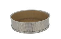 Moule a manque rond en inox perfore Air System® a fond demontable o 24 x 6.5 cm