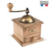 Moulin a cafe manuel Nostalgie Antique bois de hetre patine 21 cm