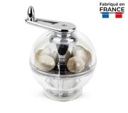 Moulin a muscade manuel Tidore transparent acrylique 11 cm