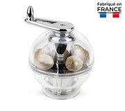 Moulin a muscade manuel Tidore transparent acrylique 11 cm