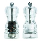 Moulins a sel et a poivre manuel Nancy Duo Acrylique 12 cm