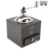 Moulin a Poivre Manuel 13 cm en Bois Chocolat - Le moulin d'Olivier Roellinger