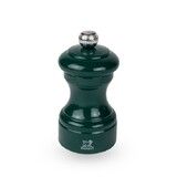 Moulin a poivre manuel en bois laque, vert foret, 10 cm - 4in.