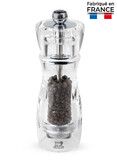 Moulin a poivre manuel Vittel Acrylique transparent 16 cm