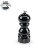 Moulin a Sel Manuel 12 cm en Bois Laque Noir PARIS U'SELECT Mecanisme Zirlion