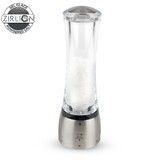 Moulin a Sel Manuel 21 cm en Acrylique Transparent / Inox DAMAN Mecanisme Zirlio