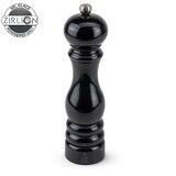 Moulin a Sel Manuel 22 cm en Bois Laque Noir PARIS U'SELECT Mecanisme Zirlion