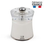 Moulin a Sel Manuel Bali en Acrylique Blanc 8 cm