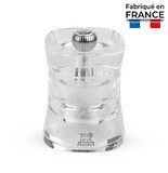 Moulin a Sel Manuel 8 cm en Acrylique Transparent BALTIC