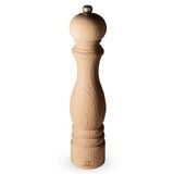 Moulin a sel manuel en bois et son sel des Alpes, 30 cm - 12in.