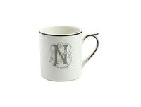 Mug N FILET BLEU MONOGRAMME
