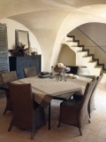 Nappe Carree Le Jacquard Francais 150x150 Provence Enduite Calisson 100% coton
