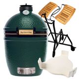 Pack MEDIUM avec l'Egg Medium, le chariot a roulettes, les tablettes laterales en acacia & le conveggtor