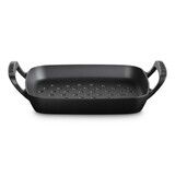 Panier a griller carre collection barbecue 30 cm Noir Mat