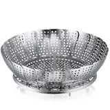 Panier pliant vapeur en inox 20 cm